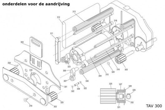 popup aandrijving